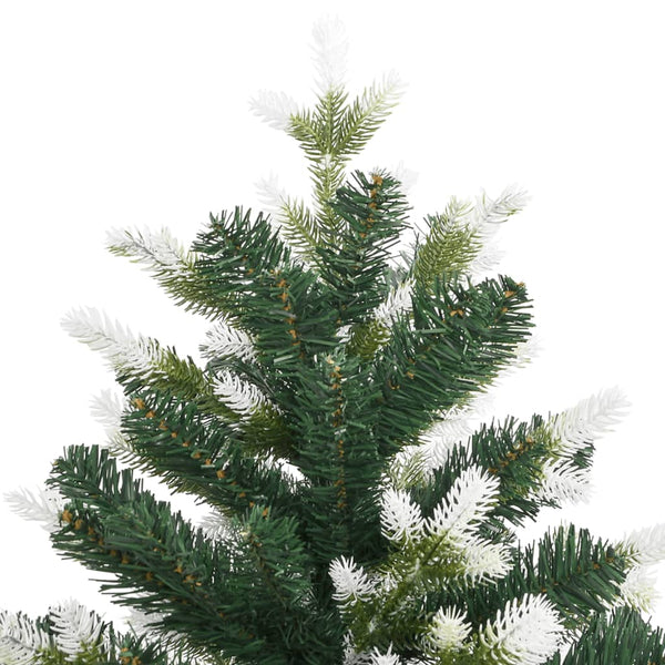 Tekojoulukuusi saranoilla ja lumihuurteella Ditia 240cm