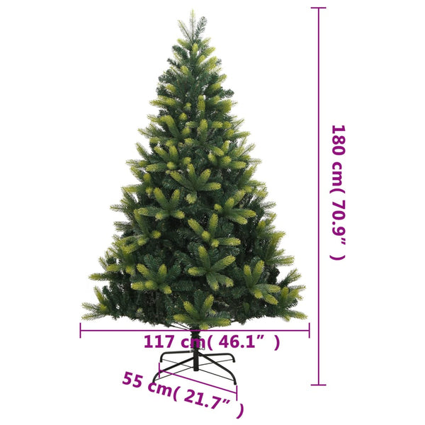 Tekojoulukuusi saranoilla ja jalustalla Cristofer 180cm
