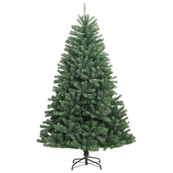 Tekojoulukuusi saranoilla ja jalustalla vihreä 240 cm