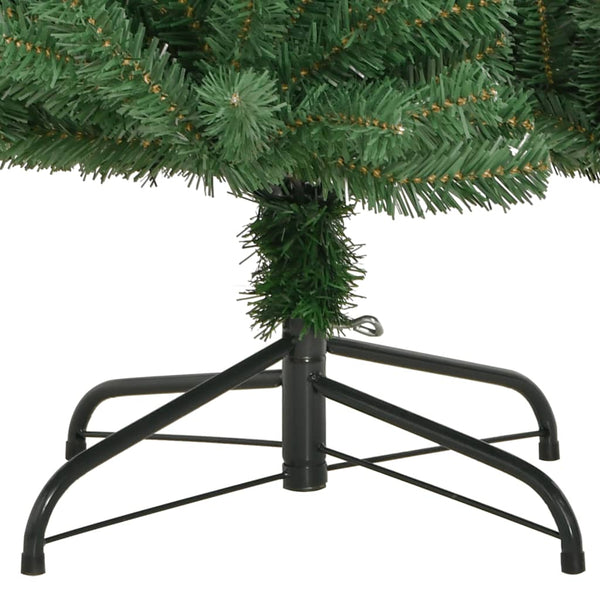 Tekojoulukuusi saranoilla ja jalustalla vihreä 240 cm
