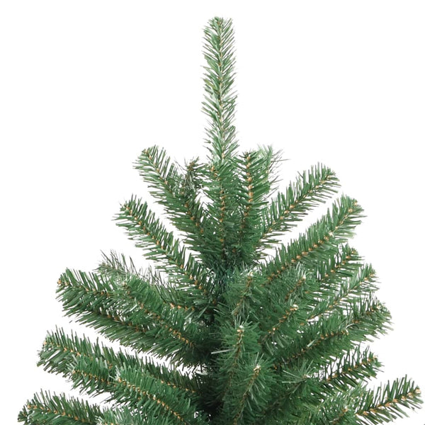 Tekojoulukuusi saranoilla ja jalustalla vihreä 240 cm