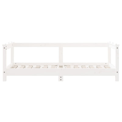 Valkoinen lasten sängynrunko Creanga 70x140cm (mänty)