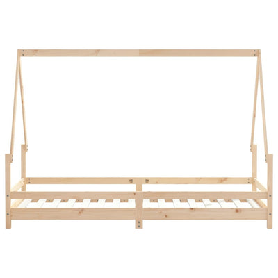 Lasten sängynrunko 80x200 cm täysi mänty