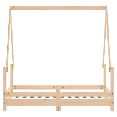 Lasten sängynrunko 70x140 cm täysi mänty