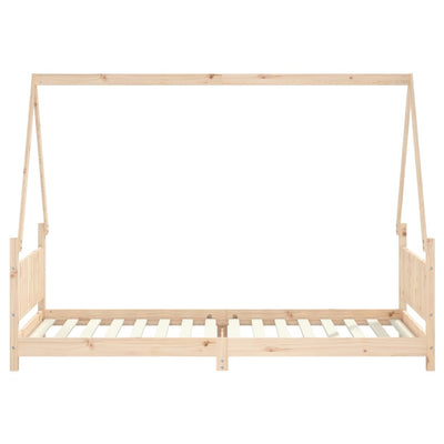 Lasten sängynrunko 90x200 cm täysi mänty