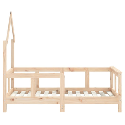 Lasten sängynrunko 70x140 cm täysi mänty