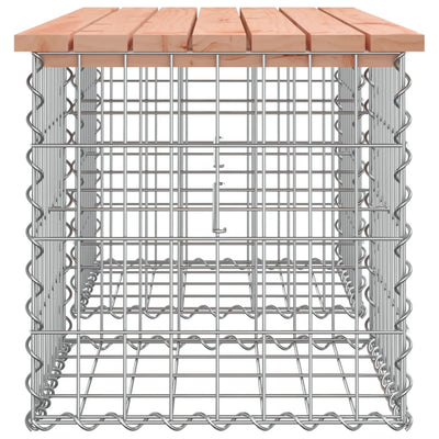 Puutarhapenkki kivikori tyyli 103x44x42 cm täysi douglaskuusi