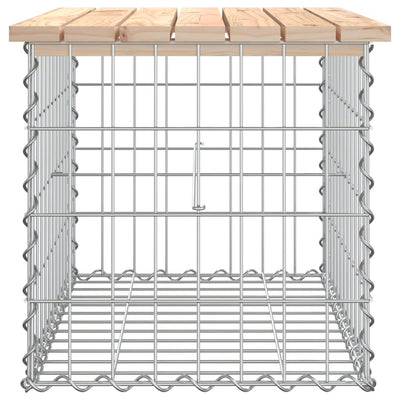 Puutarhapenkki kivikori tyyli 63x44x42 cm täysi mänty
