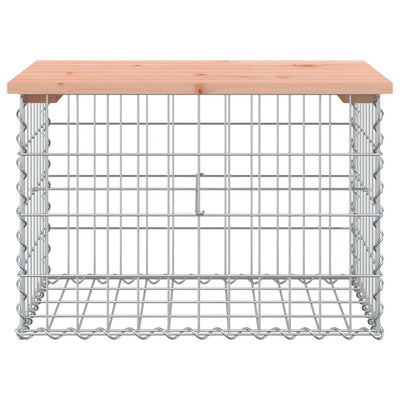 Puutarhapenkki kivikori tyyli 63x44x42 cm täysi douglaskuusi