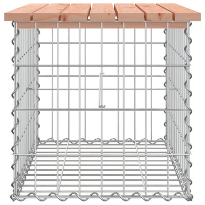 Puutarhapenkki kivikori tyyli 63x44x42 cm täysi douglaskuusi