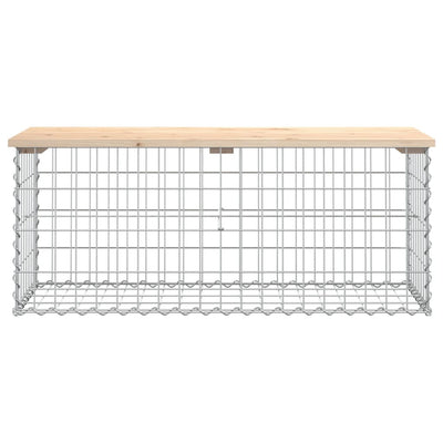 Puutarhapenkki kivikori tyyli 103x44x42 cm täysi mänty