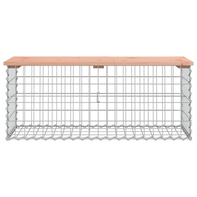 Puutarhapenkki kivikori tyyli 103x44x42 cm täysi douglaskuusi
