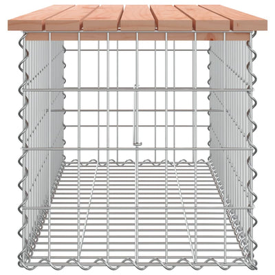 Puutarhapenkki kivikori tyyli 103x44x42 cm täysi douglaskuusi
