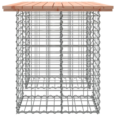 Puutarhapenkki kivikori tyyli 100x70x72 cm täysi douglaskuusi