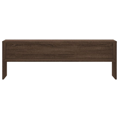 TV-taso ruskea tammi 120x40x40 cm lastulevy