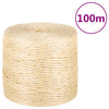 Köysi 100 % Sisal 4 mm 100 m