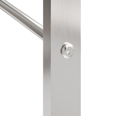 Ruostumaton teräs polttopuuteline Sterling 50x28x132cm