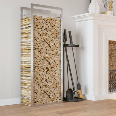 Ruostumaton teräs polttopuuteline Sterling 50x28x132cm