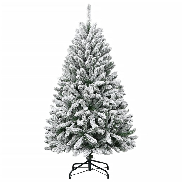Tekojoulukuusi saranoilla ja lumihuurteella Liman 120cm