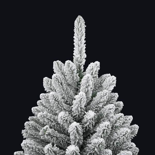 Tekojoulukuusi saranoilla ja lumihuurteella Liman 120cm