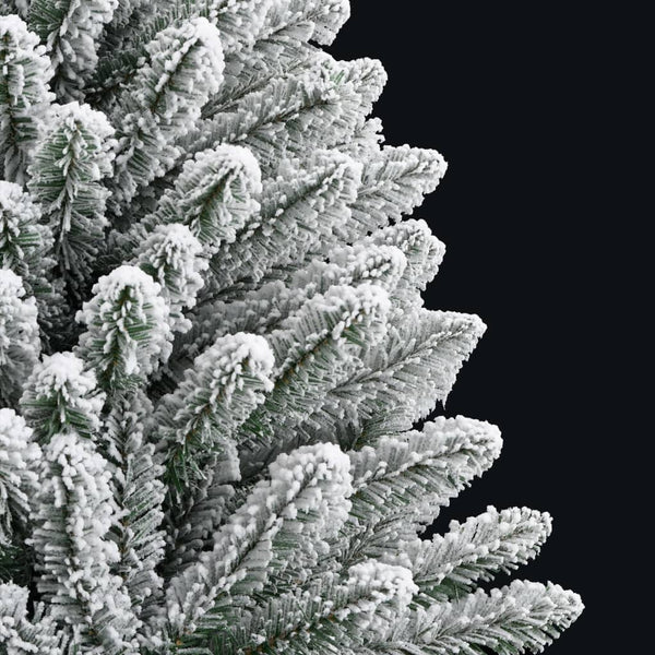 Tekojoulukuusi saranoilla ja lumihuurteella Liman 120cm