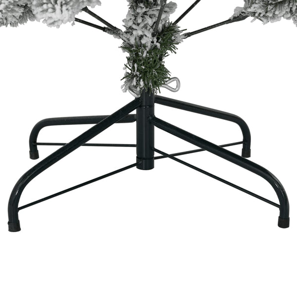 Tekojoulukuusi saranoilla ja lumihuurteella Liman 120cm