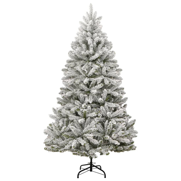 Tekojoulukuusi saranoilla ja lumihuurteella Liman 270cm
