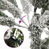 Tekojoulukuusi saranoilla ja lumihuurteella Liman 270cm