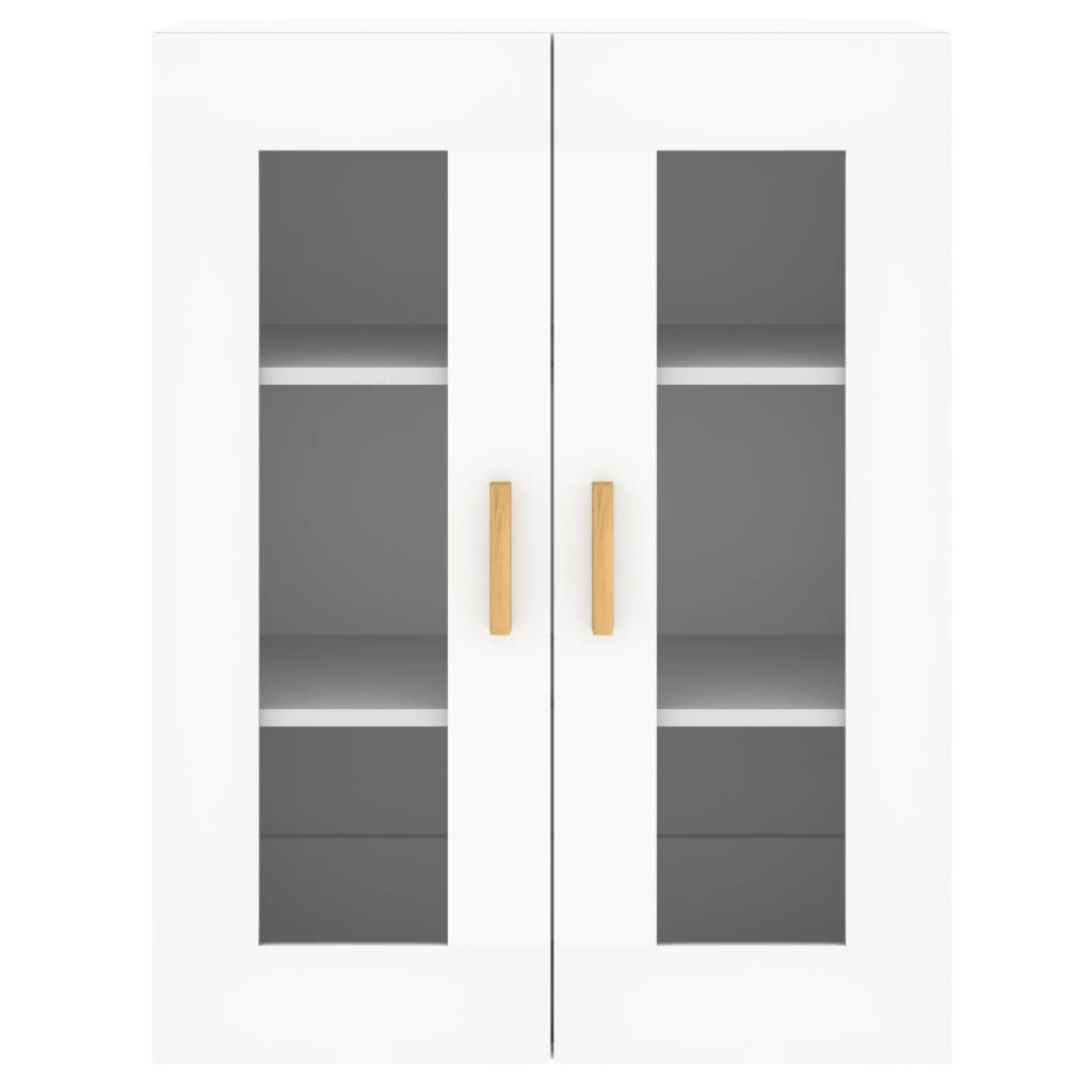Sybilla-valkoiset kaapit seinälle kiinnitettäväksi (2 kpl puuta)