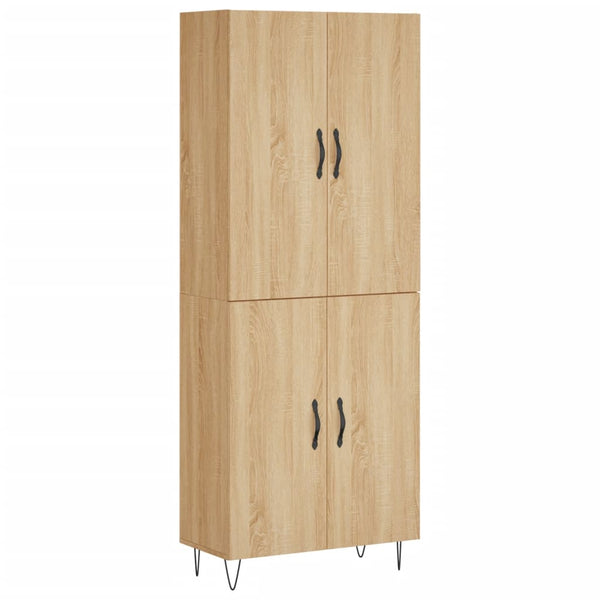 Kaappi Sonoma tammi 69,5x34x180 cm tekninen puu