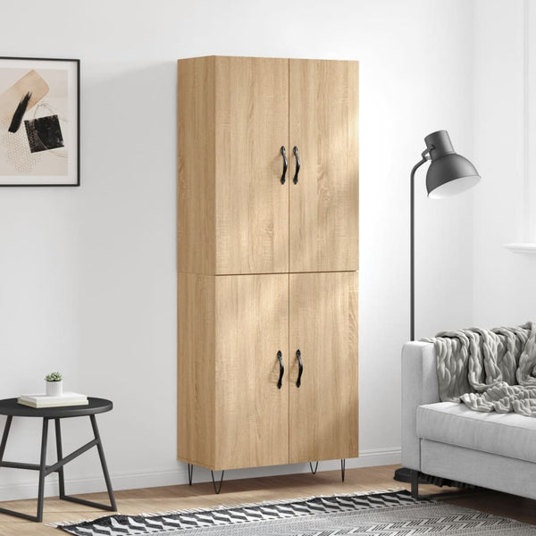 Kaappi Sonoma tammi 69,5x34x180 cm tekninen puu