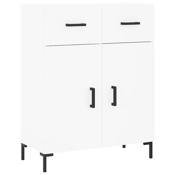Kaappi valkoinen 69,5x34x180 cm tekninen puu