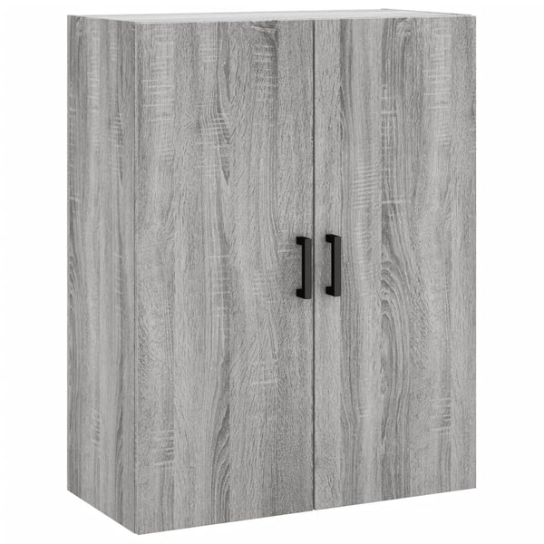 Sonoma tekninen puu 69,5x34x180 cm harmaa kaappi