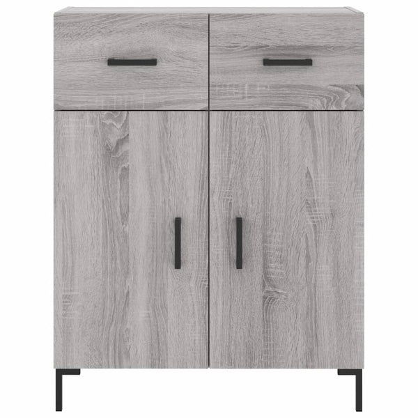 Sonoma tekninen puu 69,5x34x180 cm harmaa kaappi
