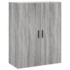 Harmaa 69,5x34x180 cm tekninen puu kaappi Sonoma