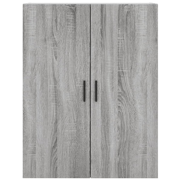 Harmaa 69,5x34x180 cm tekninen puu kaappi Sonoma