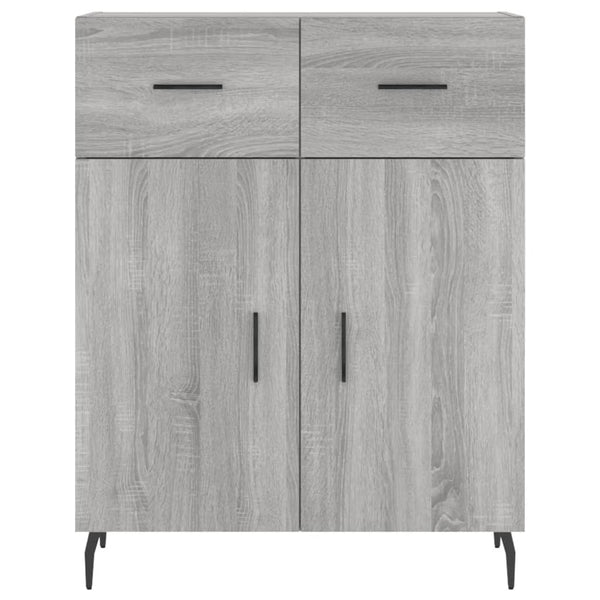 Harmaa 69,5x34x180 cm tekninen puu kaappi Sonoma