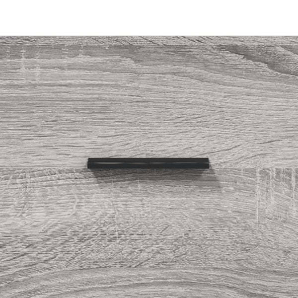 Harmaa 69,5x34x180 cm tekninen puu kaappi Sonoma
