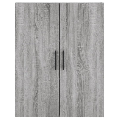 Kaappi harmaa Sonoma 69,5x34x180 cm tekninen puu
