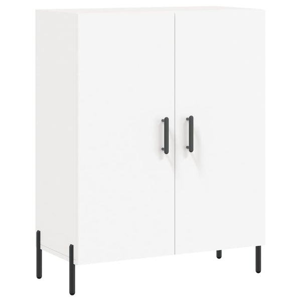 Valkoinen 180 cm kaappi 69,5x34 cm teknisestä puusta