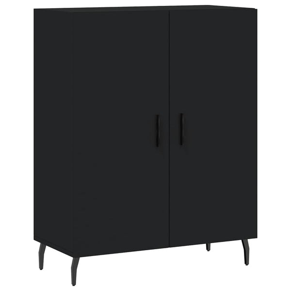 Kaappi musta 69,5x34x180 cm tekninen puu