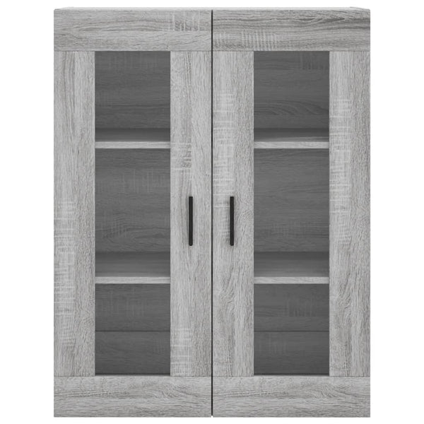 Kaappi harmaa Sonoma 69,5x34x180 cm tekninen puu
