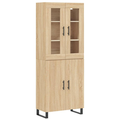 Kaappi Sonoma tammi 69,5x34x180 cm tekninen puu