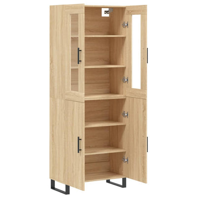 Kaappi Sonoma tammi 69,5x34x180 cm tekninen puu
