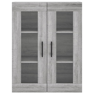 Kaappi harmaa Sonoma 69,5x34x180 cm tekninen puu