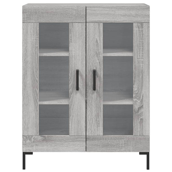 Kaappi harmaa Sonoma 69,5x34x180 cm tekninen puu