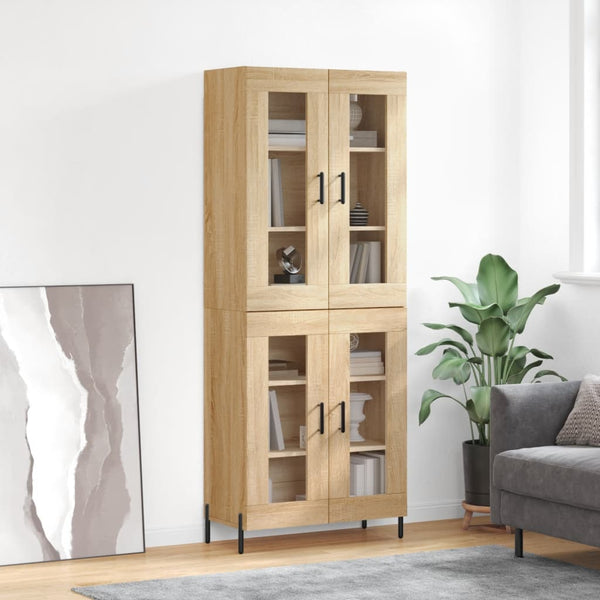 Kaappi Sonoma tammi 69,5x34x180 cm tekninen puu