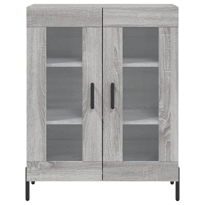 Kaappi harmaa Sonoma 69,5x34x180 cm tekninen puu
