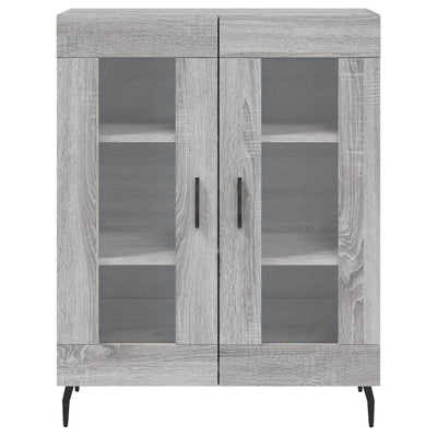 Kaappi harmaa Sonoma 69,5x34x180 cm tekninen puu