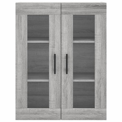 Kaappi harmaa Sonoma 69,5x34x180 cm tekninen puu